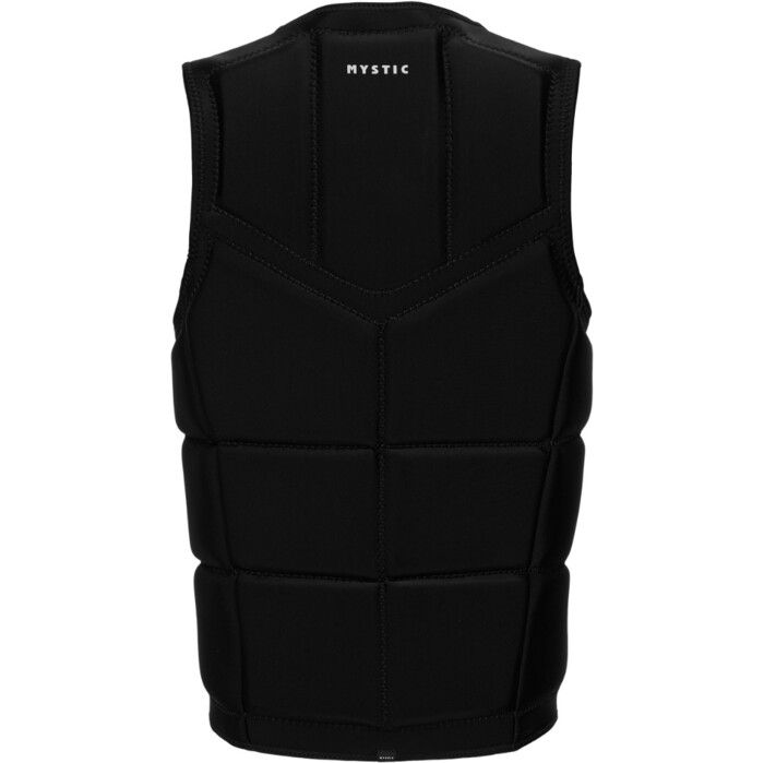 2024 Mystic Mnner Star Front Zip Wake Impact Vest 35005.240245 - Black